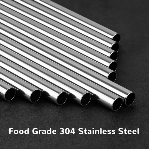 Miniatura 8 de Tomorotec Pajitas de 40 onzas, popote de acero inoxidable de 13 pulgadas con punta extensora de silicona para vaso Stanley Adventure Quencher