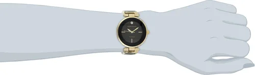 Miniatura 4 de Anne Klein reloj de pulsera con diamantes AK1414BKGB para mujeres