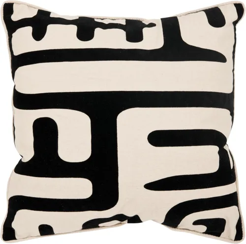 Miniatura 13 de Safavieh Pillow Collection - Almohada decorativa de maíz, 22 pulgadas, color negro, juego de 2