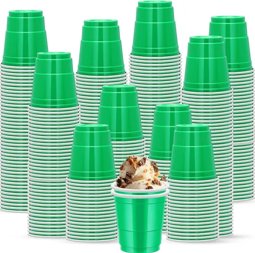 Miniatura 10 de 500 piezas Vasos de Chupito de Plástico Lake Bule de 2 onzas vasos de chupito azules Revelación de Género vasos de chupito desechables para beber