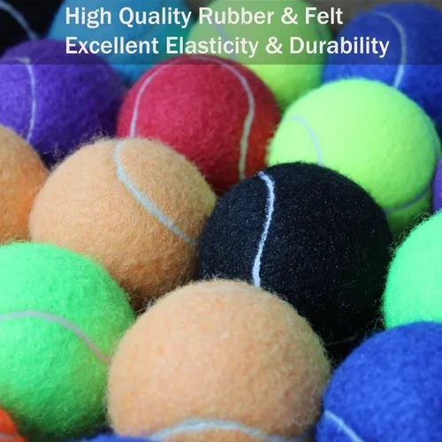 Miniatura 6 de Swingers Pelotas de tenis, pelotas de ejercicio de entrenamiento para mascotas, pelotas de tenis de práctica de alta elasticidad para principiantes
