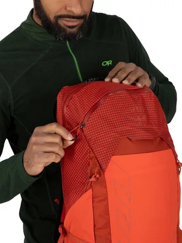 Miniatura 11 de Osprey Talon Pro 20L Mochila de senderismo para hombre con cinturón de cadera, forro plateado