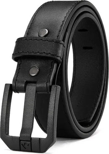 Miniatura 13 de Cinturón de cuero para pistola para hombre, cinturón resistente de 1.5 pulgadas para trabajo CCW