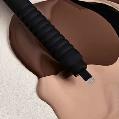 Miniatura 8 de MADLUVV V - Bolígrafo estéril Microblading 2 en 1 para arte profesional de cejas, trazos y sombreado de alta calidad, bolígrafos desechables