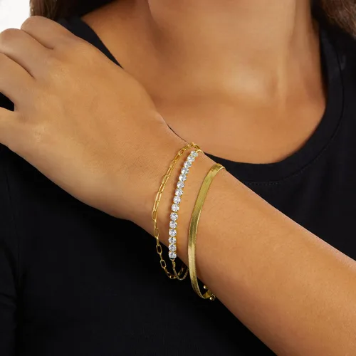 Miniatura 4 de Tienda Essentials 14K Paperclip Chain Bracelet