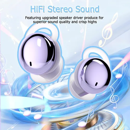 Miniatura 5 de Auriculares para dormir de lado, mini auriculares cómodos para dormir (morado) Sin interferencias de pitidos y cómodo para dormir