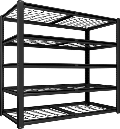 Miniatura 16 de PrimeZone Estantes de almacenamiento resistentes, 40 pulgadas de ancho x 20 pulgadas de profundidad x 60 pulgadas de alto, estantería de alambre