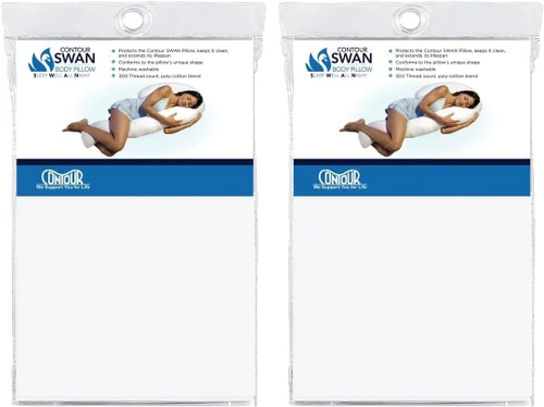 Miniatura 6 de Contour Funda de almohada Swan - Blanco, 1 paquete