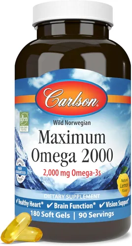 Miniatura 10 de Carlson - Polvo de acetil L-carnitina, aminoácidos de forma libre, salud cognitiva, función cerebral y soporte muscular, 3.53 oz (100 g)