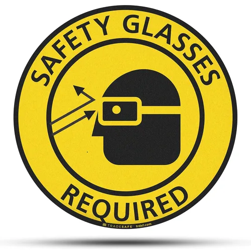 Miniatura 11 de TRADESAFE Adhesivo antideslizante para el suelo del área del casco español – Señal de precaución del Área de USO De Cascos, letrero de vinilo