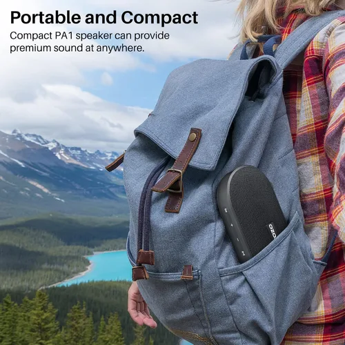 Miniatura 6 de TOZO Altavoz Bluetooth grande PA1, potente sonido estéreo 2.0 con graves profundos, tiempo de reproducción de 25 horas, altavoz de ducha impermeable