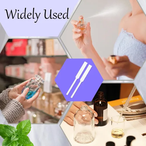 Miniatura 6 de 300 tiras probadoras de fragancias desechables para perfumes, tiras de prueba de papel de perfume para difusor, aceites esenciales, aromaterapia