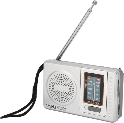 Radio transistor AM FM con altavoz integrado, radio portátil para viajes en casa, entretenimiento, trabajo, emergencia