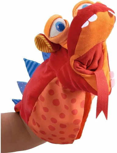 Miniatura 4 de HABA Marioneta de mano – Eat it Up Croco juguete interactivo para espectáculos de marionetas con bolsa de vientre para contar historias, actividades