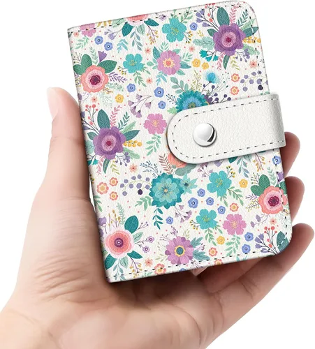 Miniatura 14 de Álbum de Fotos Pequeño Floral Vintage para Películas de 2x3 Pulgadas, 56 Bolsillos Mini Álbum Lindo Libro para Polaroid Fujifilm Instax Mini Cámara