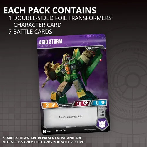 Miniatura 3 de Wizards of The Coast Transformers TCG: caja de refuerzo Rise of The Combiners 30 paquetes de refuerzo 8 cartas Transformers por paquete