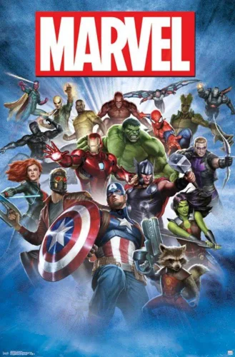 Miniatura 16 de Trends International Marvel Comics - Póster de pared con foto de grupo, 22.375 x 34 pulgadas, versión premium sin marco