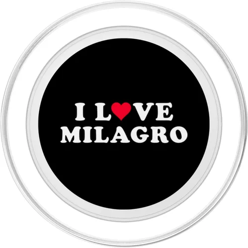 Miniatura 2 de I Love Milagro Matching Girlfriend & Boyfriend Milagro Name PopSockets MagSafe PopGrip for iPhone