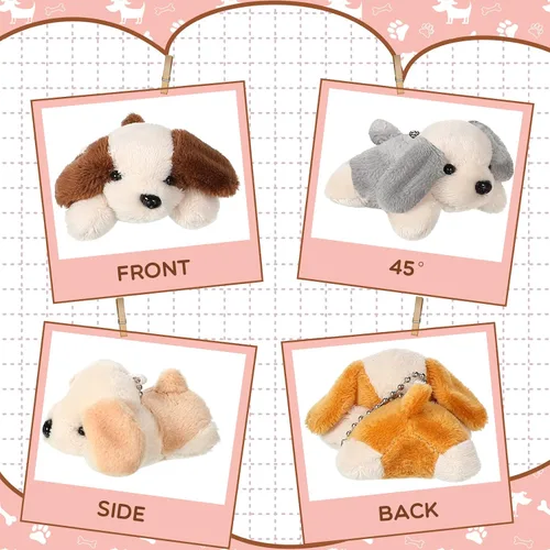 Miniatura 3 de Sosation - 20 piezas de mini animales de peluche a granel adoptar un regalo suave para cachorros, fiesta de regalo para niños, veterinaria, fiesta