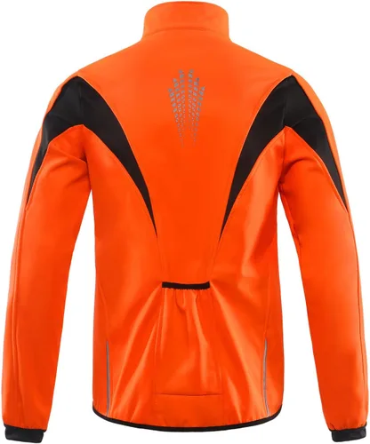Miniatura 13 de Chaqueta térmica para ciclismo (tejido Softshell, resistente al viento, impermeable, 15K) de ARSUXEO