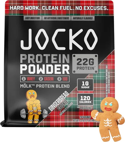 Miniatura 15 de Jocko Fuel Mölk Proteína en polvo de suero de leche 22g Mezcla baja en azúcar de fruta del monje - Recuperación muscular y crecimiento, el embalaje