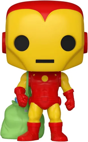 Miniatura 2 de Funko ¡POP! Marvel: Holiday - Iron Man with Bag - Marvel Comics - Figura de vinilo coleccionable - Idea de regalo - Mercancía oficial - para niños