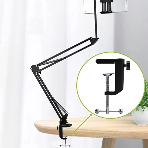 Miniatura 3 de Abrazadera de escritorio C abrazadera de lámpara de escritorio tamaño máximo de apertura 2.4 pulgadas 2.402 in reemplazo escritorio abrazadera C