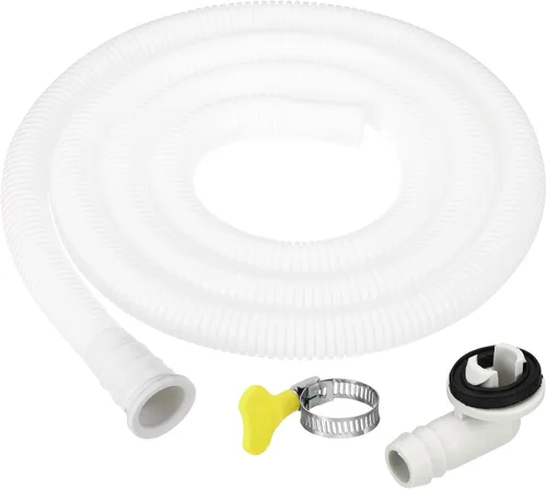 Miniatura 8 de PATIKIL Kit de drenaje de aire acondicionado de 3.3 pies, conector de drenaje universal, manguera de drenaje de CA con abrazadera para grifo