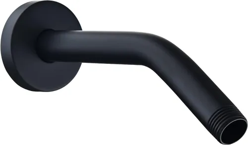 123815BL Repuesto para Moen de 8 pulgadas, brazo de ducha básico anti-fugas montado en pared/techo con brida y accesorios curvos, hecho de latón