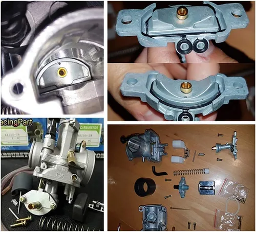 Miniatura 3 de Carburador de motocicleta arcoíris colorido 4T universal, piezas de adaptación para carreras para DirtBike de 50 100 150 200 250cc, 21mm ZSDTRP