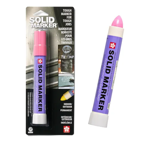 Miniatura 14 de Marcador de pintura solidificada Solid Marker de Sakura, de 14 a 392 grados Fahrenheit, Azul, 1 Azul (Blue Paint)