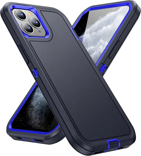 Miniatura 11 de Funda para iPhone 11 Pro Max para hombre, híbrida a prueba de caídas resistente, resistente, a prueba de golpes, ajuste delgado, funda protectora
