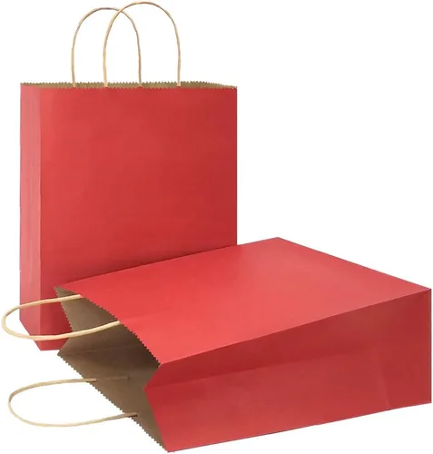 Miniatura 38 de AZOWA Bolsas de regalo de papel kraft negro con asas (negro, 12 piezas, 5 x 3.1 x 8.2 pulgadas)