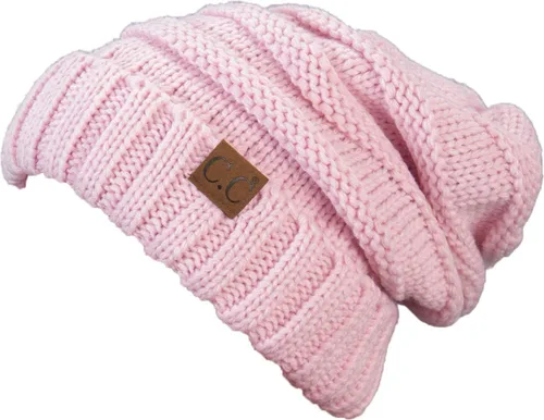Miniatura 3 de Funky Junque Gorro holgado de punto trenzado de gran tamaño, grueso, suave, de gran
