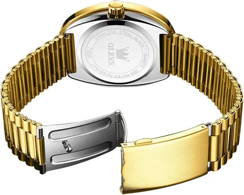 Miniatura 5 de OLEVS Womens Watches Gold Diamond Tungsten Steel Luxury Dress Classic Ladies Calendar Week Wrist Watches for Women