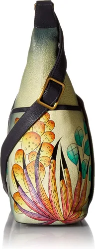Miniatura 3 de Anna by Anuschka Hobo de hombro grande de cuero para mujer