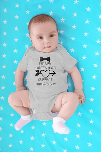 Miniatura 4 de CBTwear Future Ladies Man Current Mamas Boy Funny mameluco lindo novedad infantil de una sola pieza bebé Body