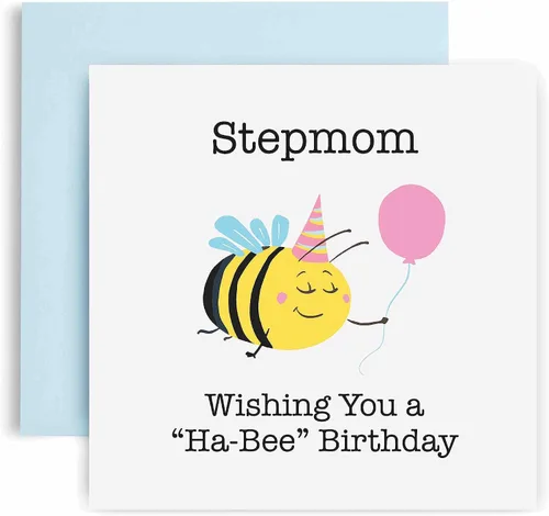 Miniatura 4 de Huxters Tarjetas de cumpleaños para mujer – Tarjeta de cumpleaños para abuela Ha Bee para cumpleaños, día de la madre, tarjeta de cumpleaños