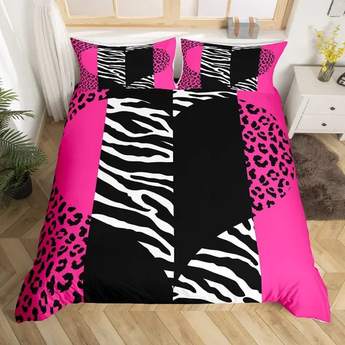 Miniatura 29 de Happy Camping - Juego de funda de edredón tamaño Queen, con temática de caravana de dibujos animados, estilo rústico, estilo granja, juego de ropa