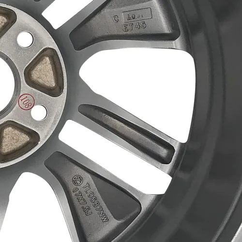Miniatura 6 de Nueva rueda de aleación individual de 17 pulgadas 17 x 7.5 pulgadas para Honda Accord 2018-2021 Llanta de repuesto de diseño OEM Acabado