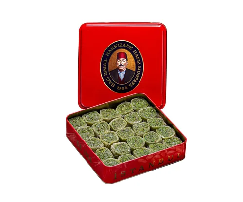 Miniatura 29 de Hafiz Mustafa 1864 Istanbul Baklava - Caja de pastelería - Bocadillos de postre de Baklava horneados hechos de hojas de masa filo fresca, pistacho