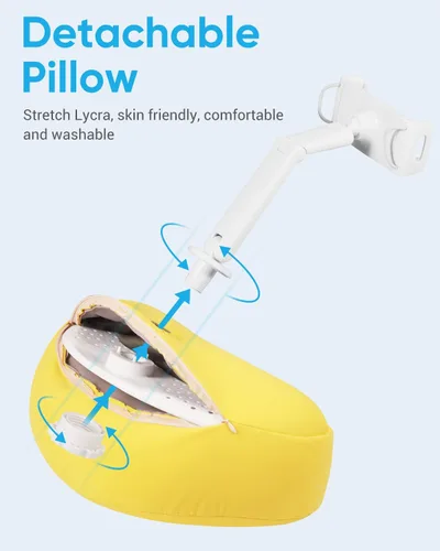 Miniatura 4 de NEARPOW Almohada con soporte para tablet, compatible con teléfono/tableta de 4.7 a 15.6 pulgadas, iPad, iPhone, Samsung, Google, Kindle, soporte