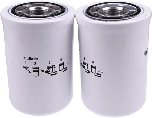 Miniatura 3 de JZGRDN 2 filtros de aceite hidráulico 6661248 compatibles con Bobcat S150 S160 S175 S185 S205 T140 T180 T190 S130 y Kubota V2203