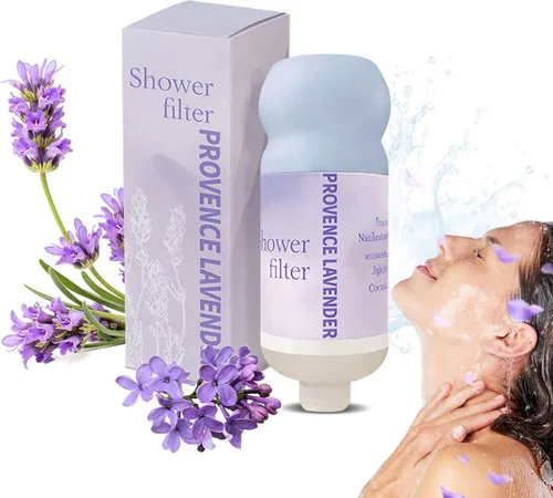 Miniatura 8 de Filtro de ducha con vitamina C para agua dura, purificador suavizante de aromaterapia, terapia de aromaterapia, fácil instalación, piel y cabello