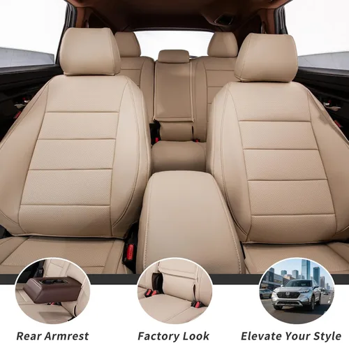 Miniatura 3 de coverdream Fundas de asiento HR-V de ajuste personalizado para Honda HRV EX, EX-L 2016 2017 2018 y 2016-2020 2021 2022 LX SUV, protector de asiento