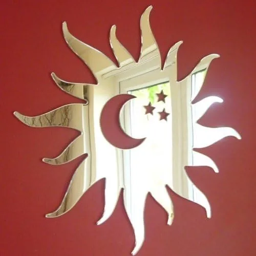 Miniatura 2 de Super Cool Creations Paquete de espejos Sol, Luna y Estrellas