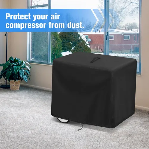 Miniatura 7 de Kingling Cubierta para compresor de aire, a prueba de polvo, impermeable, para compresor de aire portátil de panqueques de 8 galones, funda