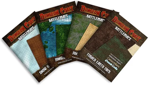 Miniatura 14 de DUNGEON CRAFT Battlemaps - Juego de mesa, alfombrilla de batalla para Calabozos y Dragones, alfombrilla DND laminada brillante de doble cara