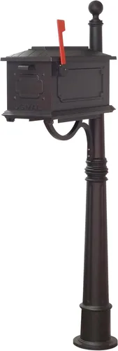 Miniatura 3 de Kingston SCK-1017_SPK-600-BLK - Buzón negro con poste de aluminio