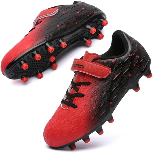 Hanani Zapatos deportivos de fútbol para niños y niñas, FGAG FGAG, zapatos deportivos de entrenamiento para correr, para interiores y exteriores,